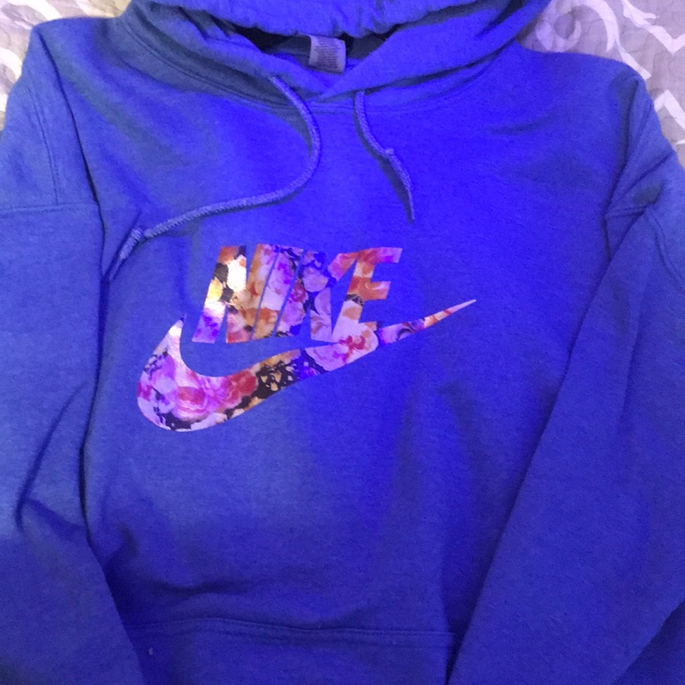 Nike flower hoodie
